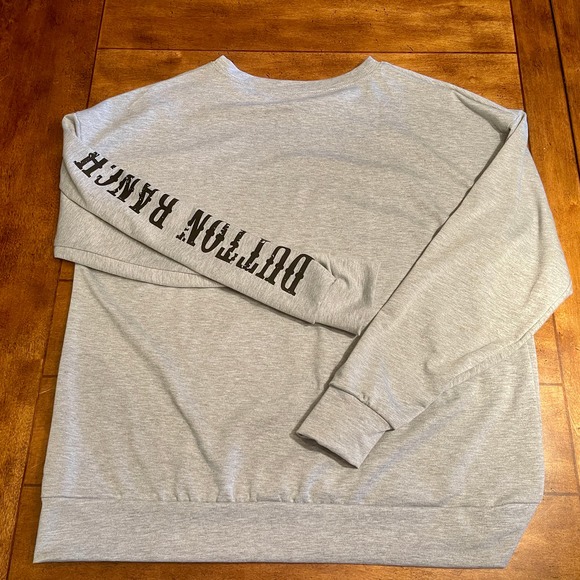 T Shirt Long Sleeve " Yellowstone " Gray Orange Pullover Womens 2XL 5.2.4:A-0009 - Picture 5 of 7